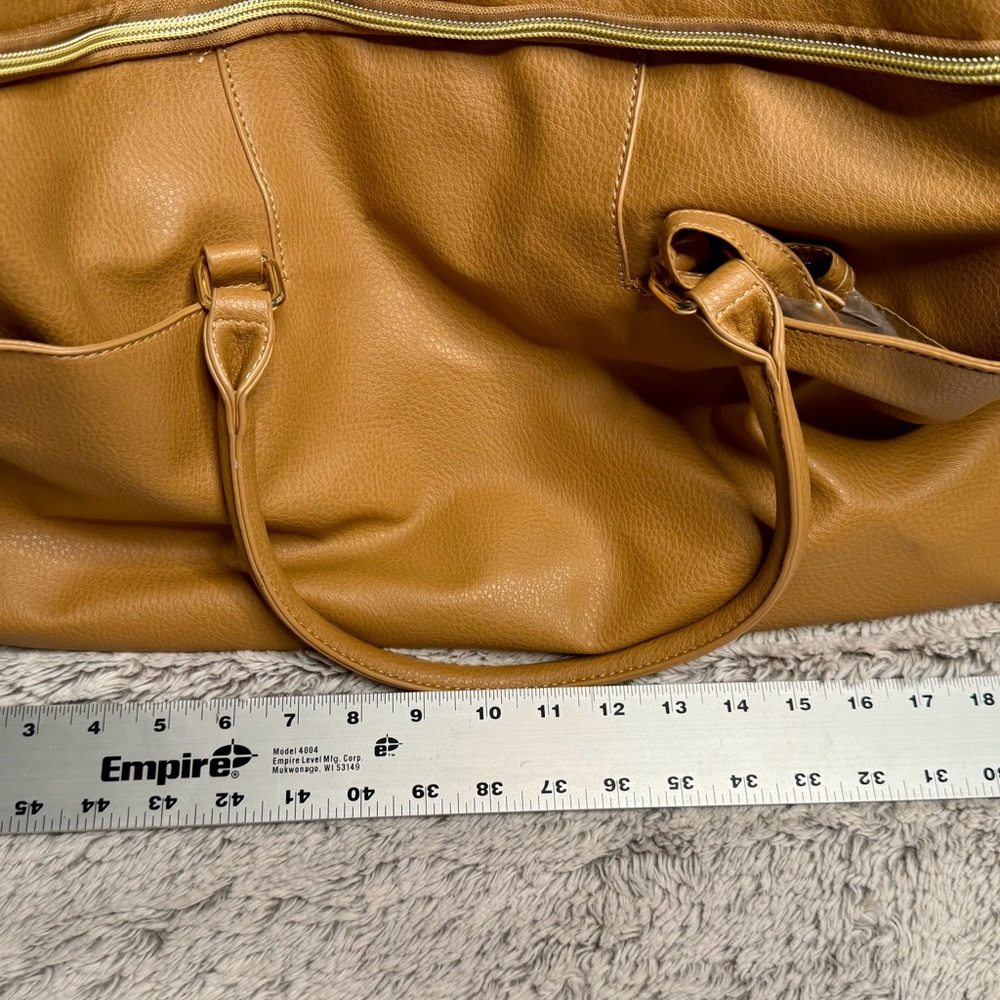 JustFab Camel Brown Travel Bag